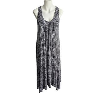 Anne Klein Black/White Sundress Sz Small Whimsigoth